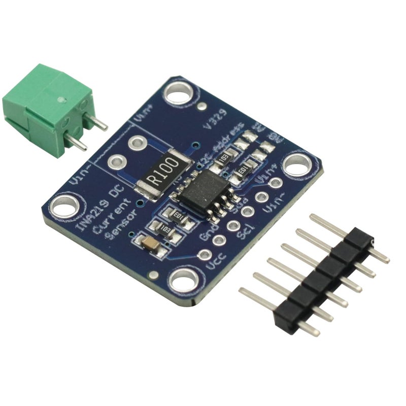 GODIYMODULES 2 Pcs INA219 Bi-Directional DC Current Power Supply Sensor Breakout Module DIY 3V-5V IIC I2C Power Monitoring Sensor Module - Image 2
